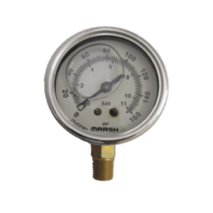 Manómetro inox-bronce Bellofram